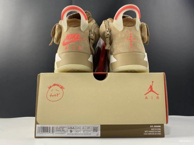 Reps TBkick Retro Khaki Travis Jordan Air Scott British DH0690-200 6 0807